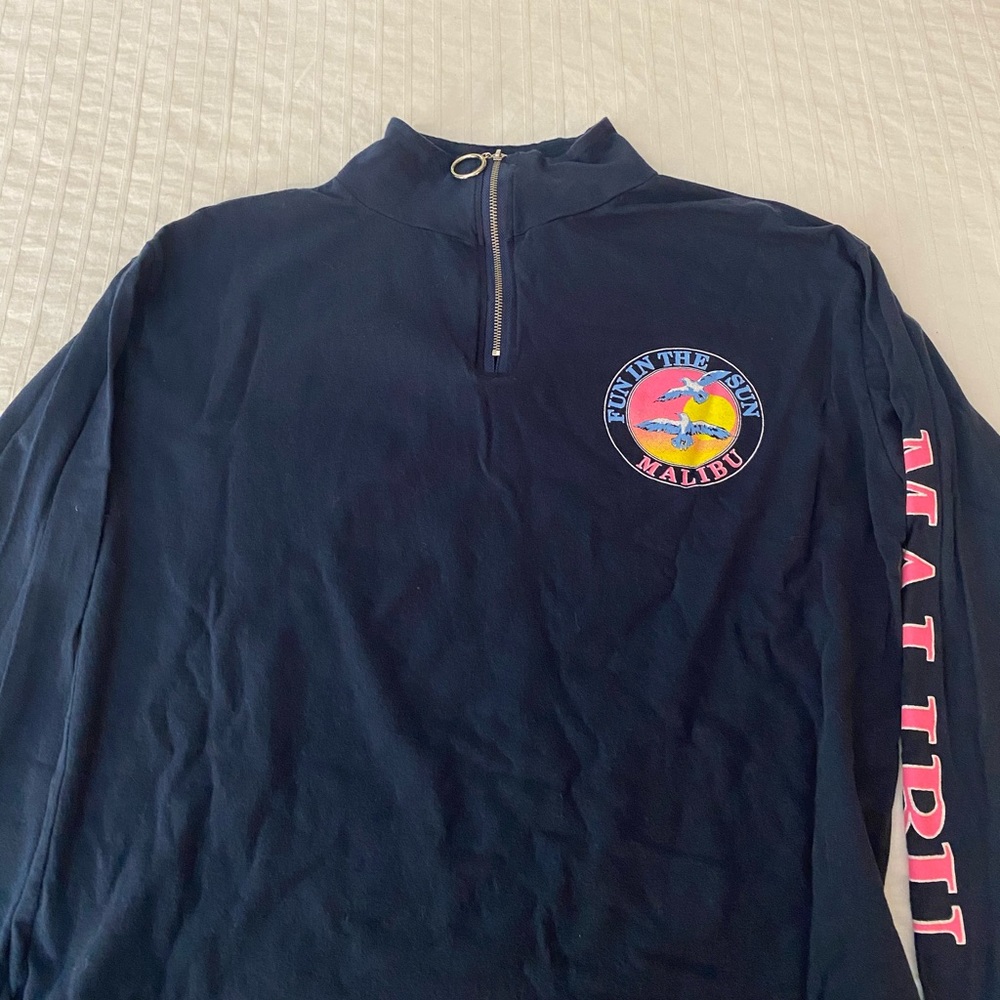 Blue Small Malibu Long Sleeve Shirt